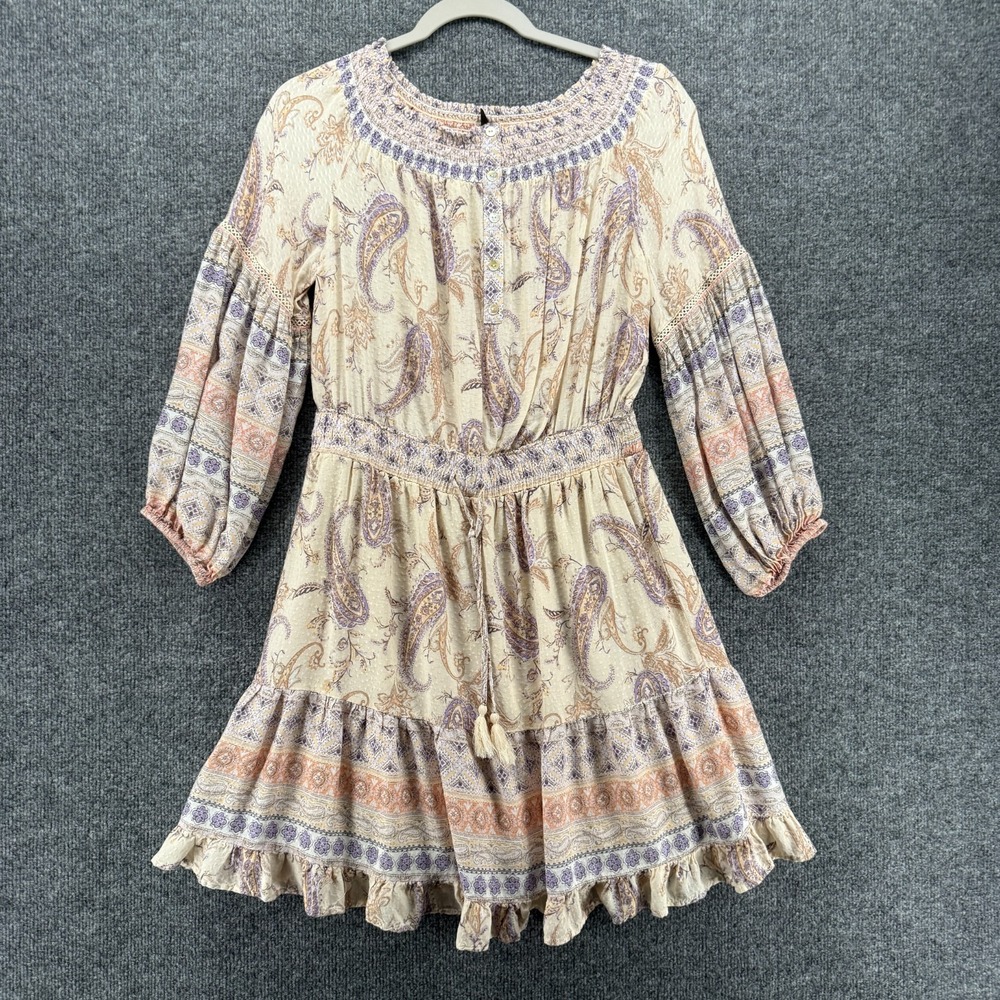 Versona Dress Medium Floral Round Neck A-Line Fairy Boho Cottagecore Romantic